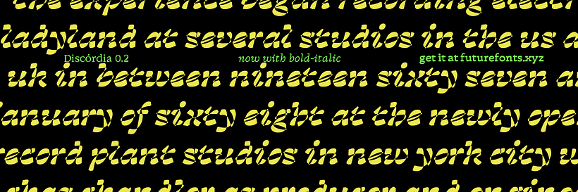 Discórdia Typeface 21