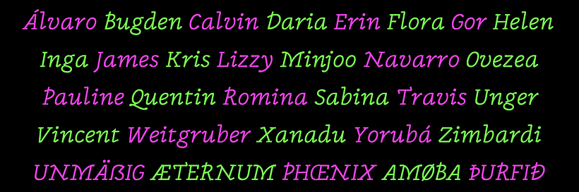 Discórdia Typeface 26