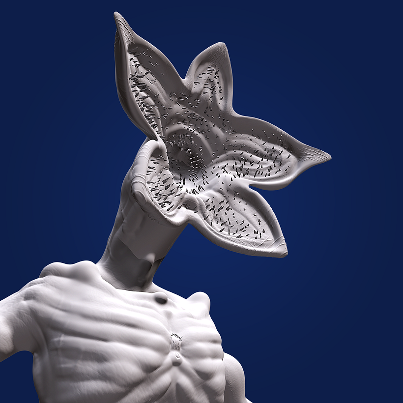 Mi Proyecto del curso: Modelado en ZBrush: del concept art a la criatura final DEMOGORGON 1