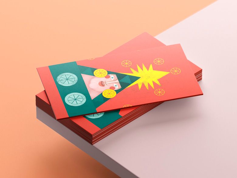Tarjetas A5 para repartir en procesos de compra