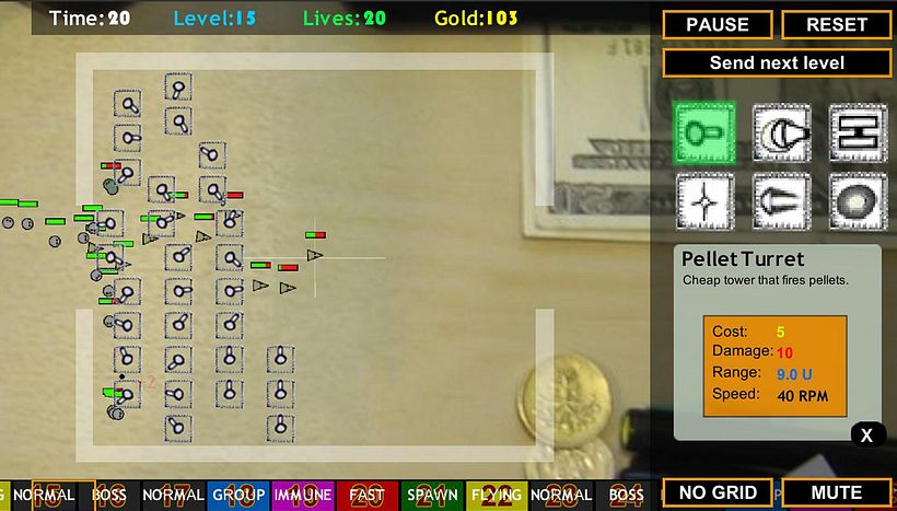 'Desktop Tower Defense'
