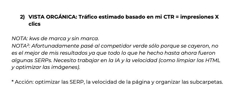 Métricas después del curso 4