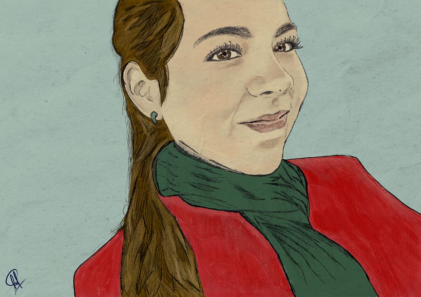 My project in Illustrated Portraits with Procreate course -1