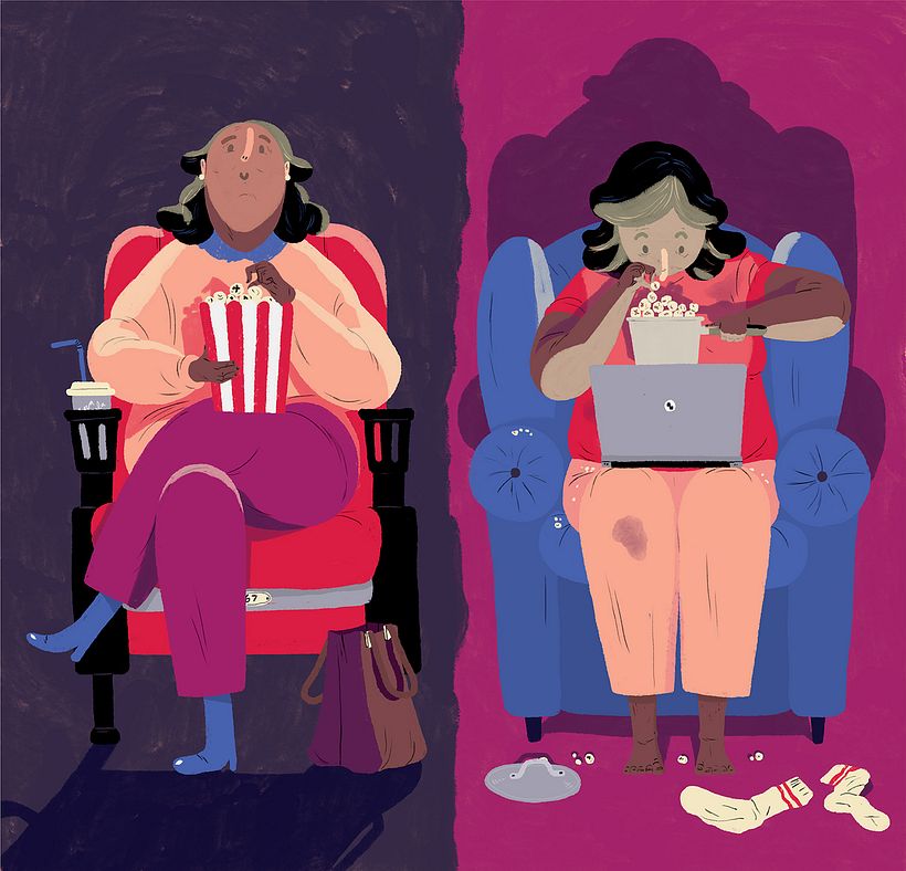 Editorial illustrations: Dagens Nyheter 3