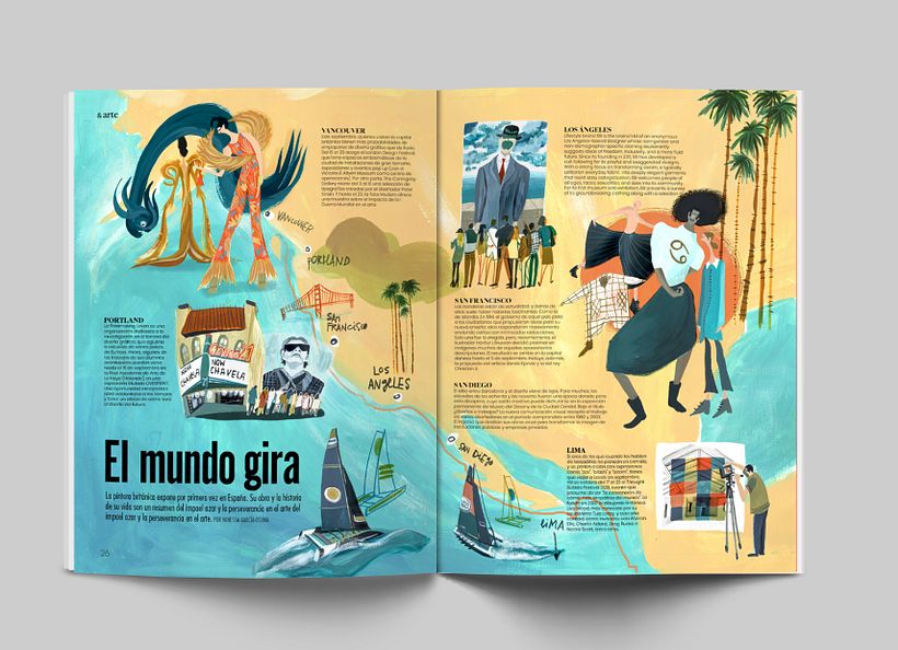 Fashion & Arts Magazine. El mundo gira 1