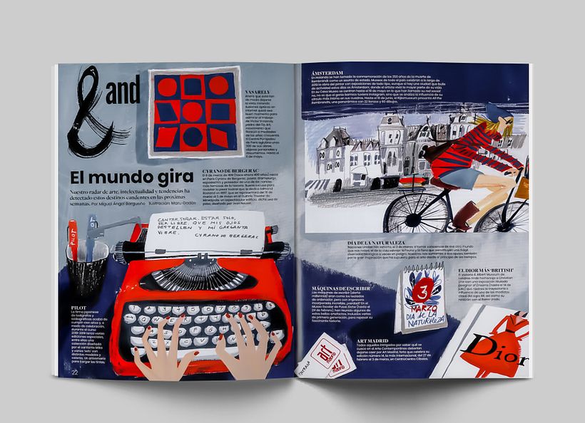 Fashion & Arts Magazine. El mundo gira 6