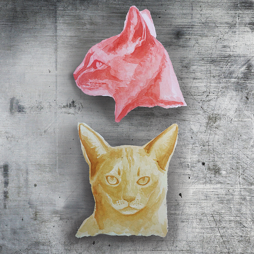 Experimental Watercolor Techniques - Layered Monochrome Colours 0