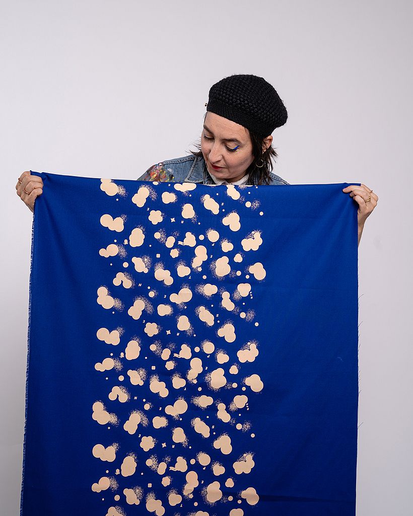 El largo del tejido se puede ajustar a tus medios o a tus proyectos