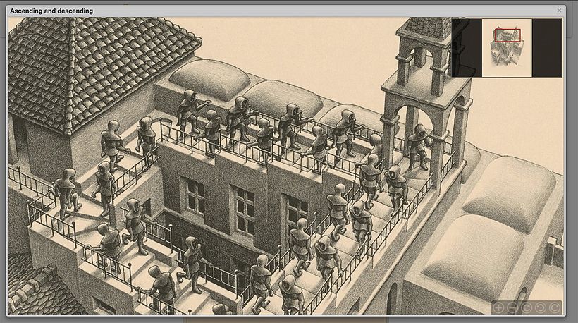 Explore Escher's Engravings in High Resolution 3