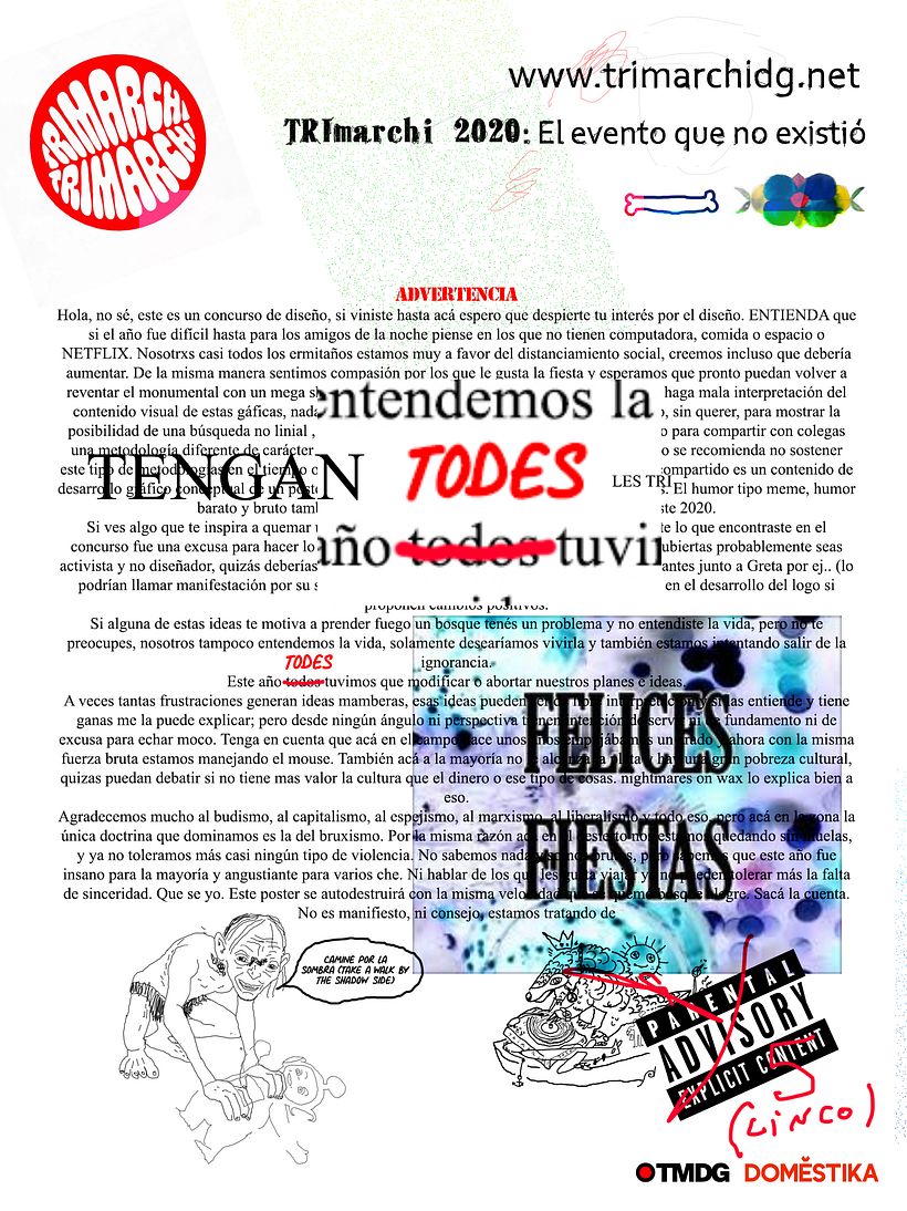 Concurso TRImarchi: Diseña el póster de la edición que no fue 0