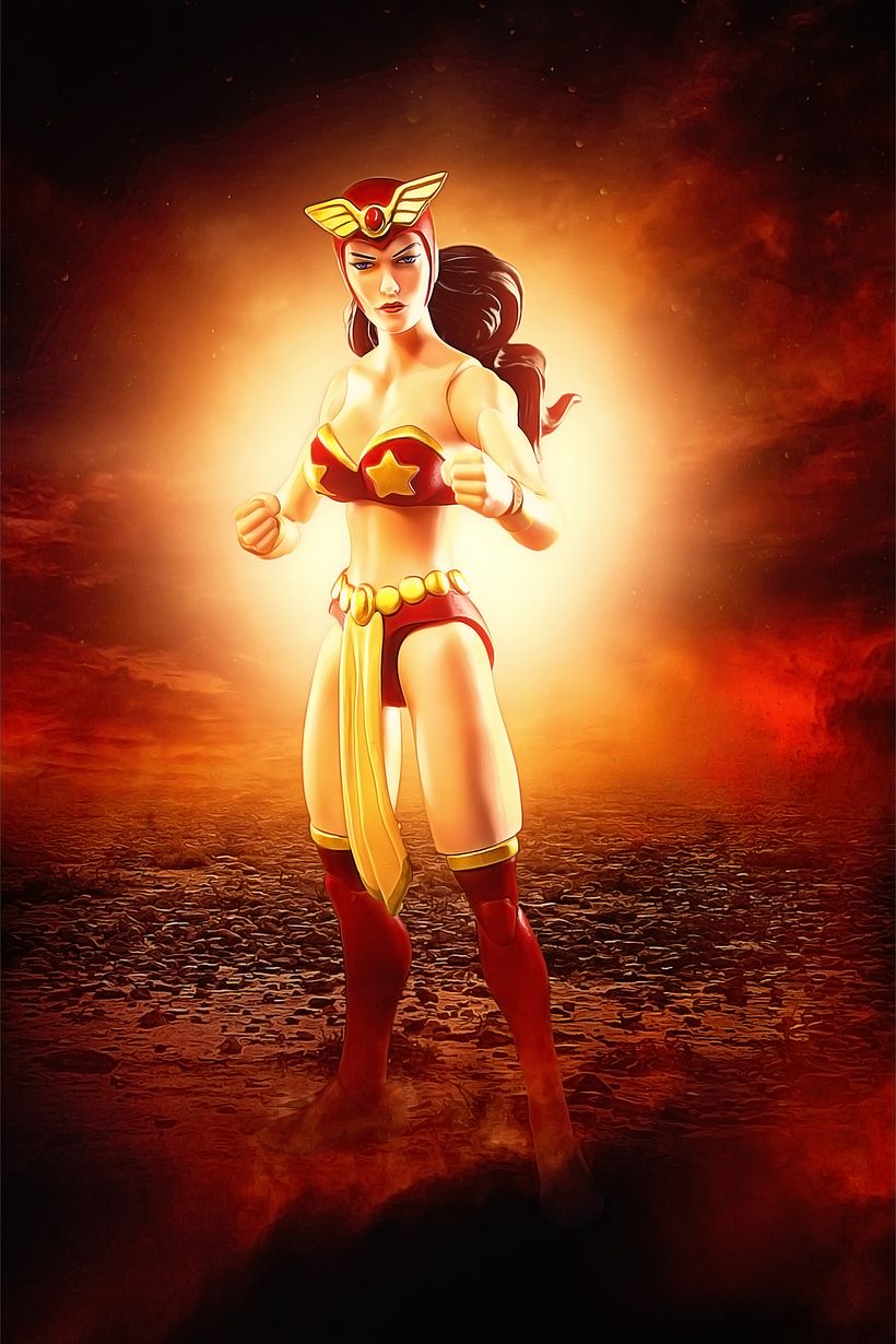 Mighty warrior from planet Marte. Darna in 1/12 scale