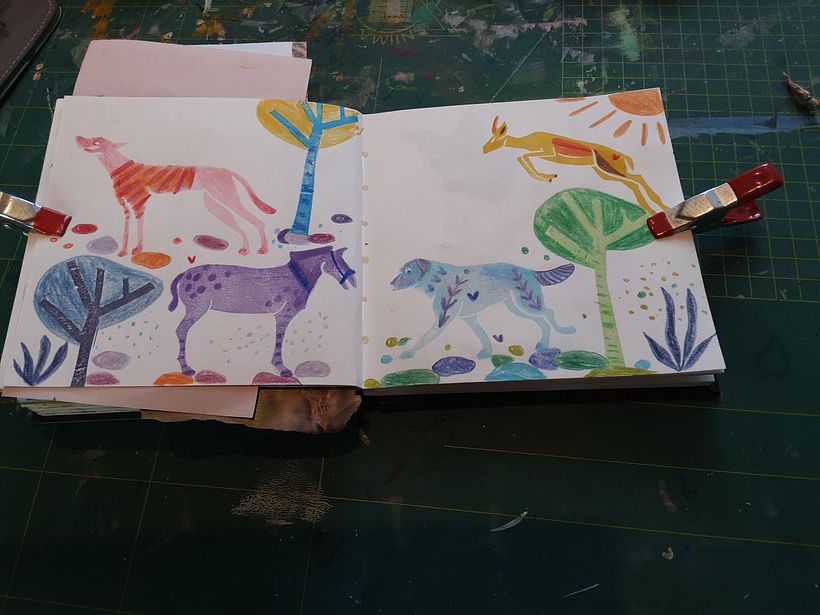 My project in Creative Sketchbooks for Illustration Projects course 0