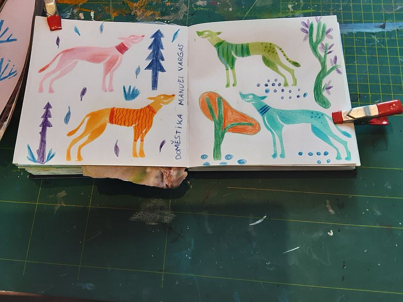 My project in Creative Sketchbooks for Illustration Projects course 1
