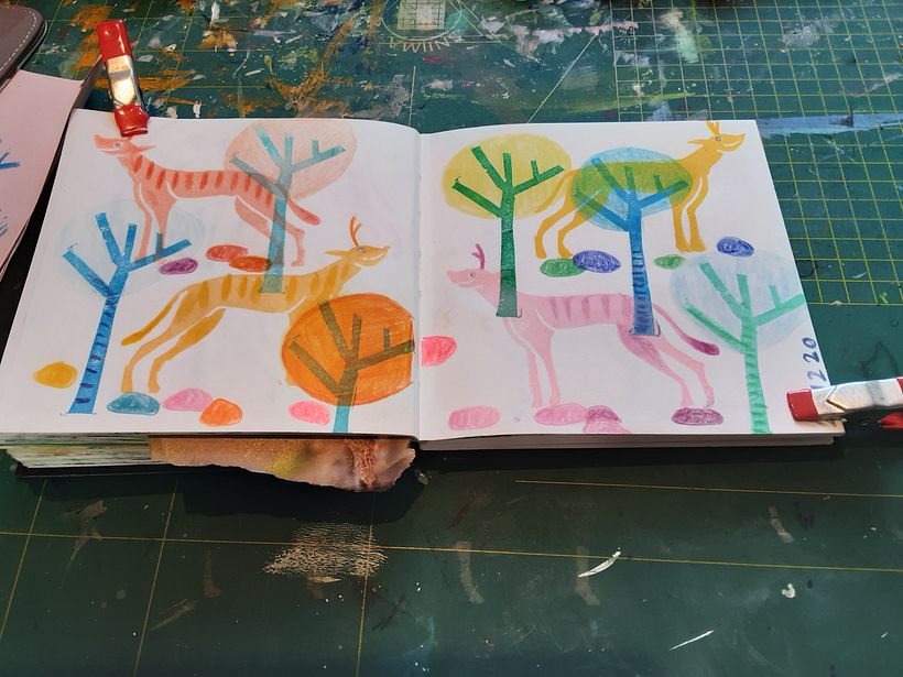 My project in Creative Sketchbooks for Illustration Projects course 2