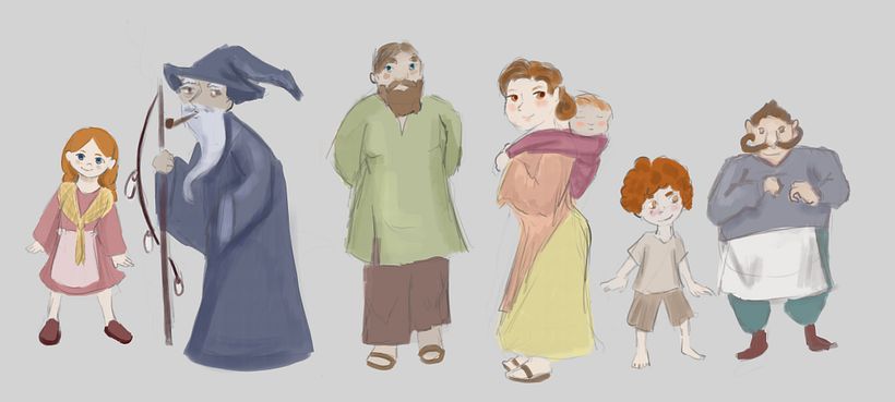 My project in Illustration for Animation Projects and Video Games course -1