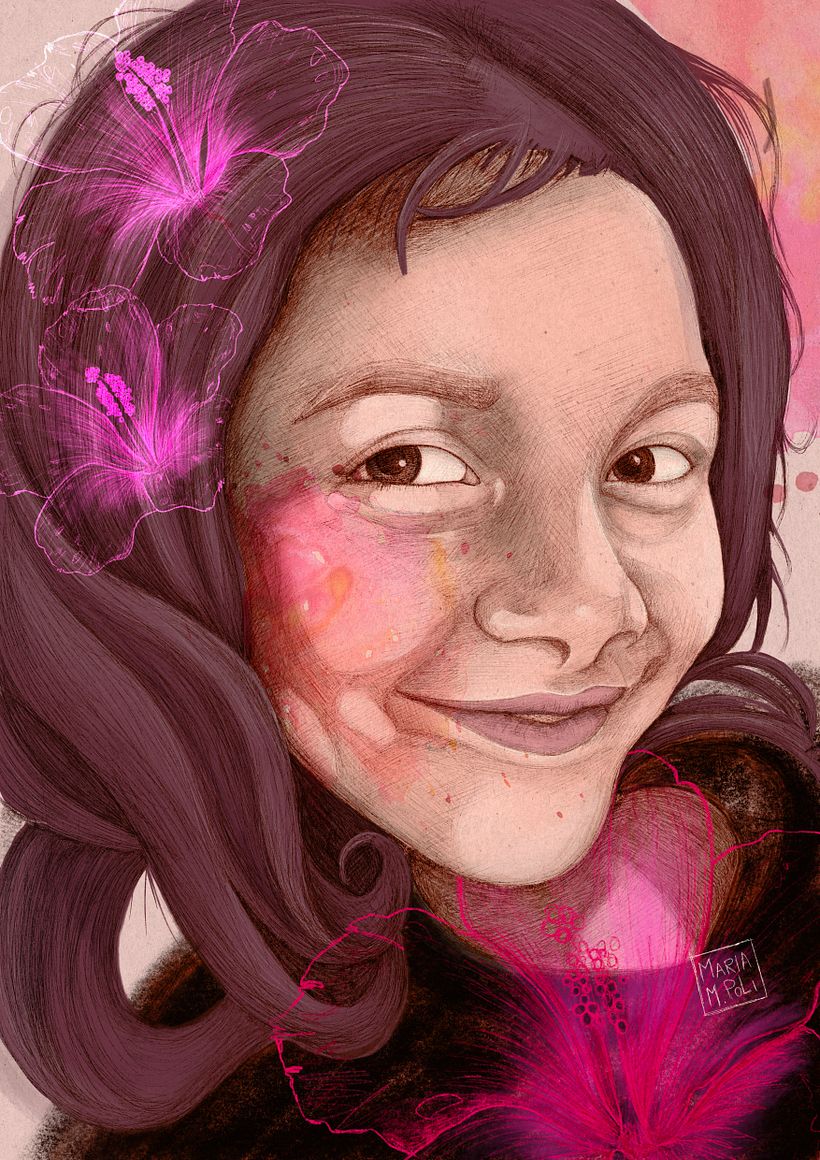 My project in Illustrated Portraits with Procreate course 0