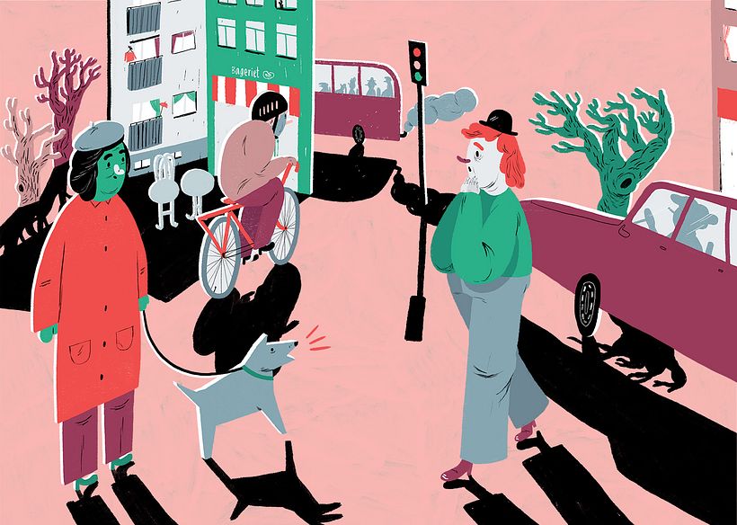 Editorial illustrations: Modern Psykologi - Traditional illustration