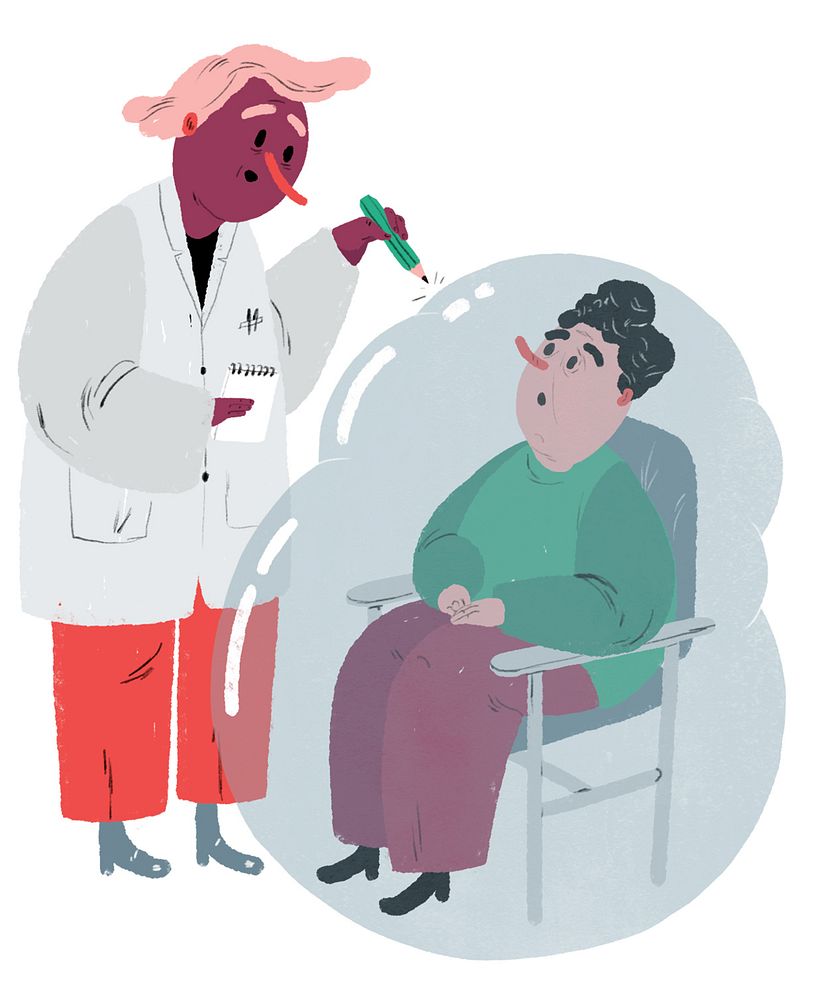 Editorial illustrations: Modern Psykologi - Traditional illustration