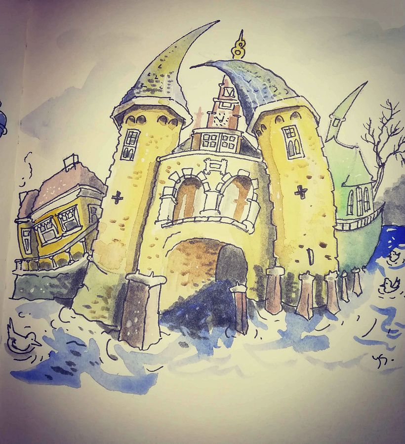 My project in Urban Sketching: Express Your World in a New Perspective course 4