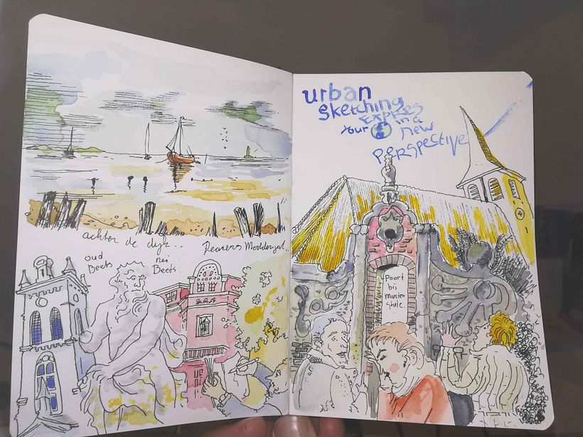 My project in Urban Sketching: Express Your World in a New Perspective course 8