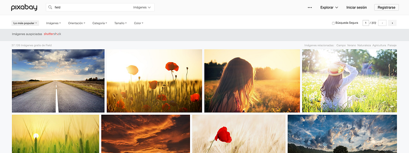 Pixabay websites for free stock images
