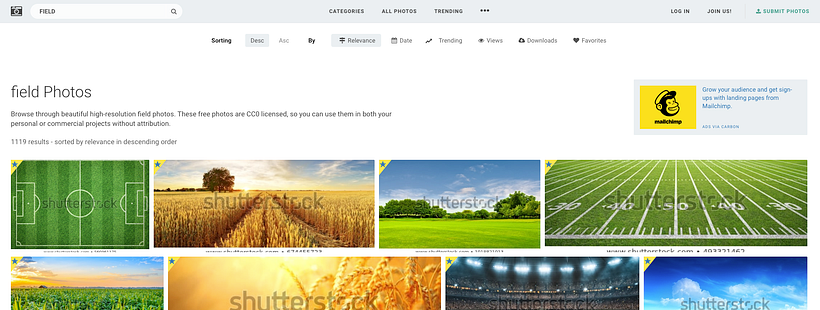 Stocksnao.io websites for free stock images