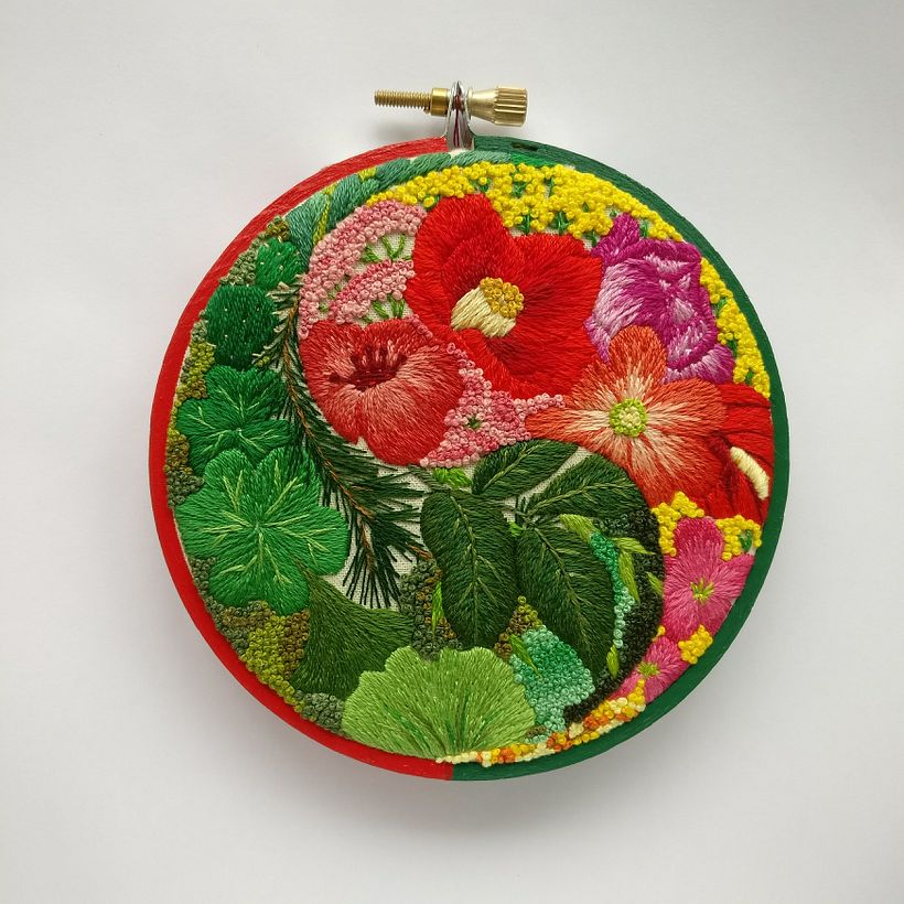 TaiJi in Red n Green 8