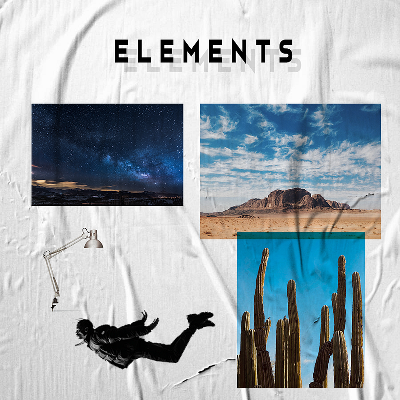 Elementos utilizados para el fotomontaje