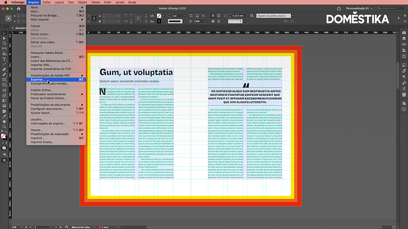 Tutorial InDesign: como criar um PDF para impressão 4