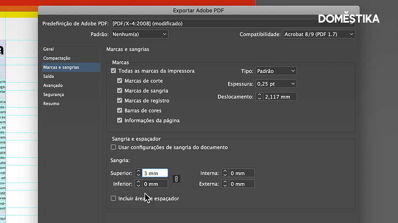Tutorial InDesign: como criar um PDF para impressão 11