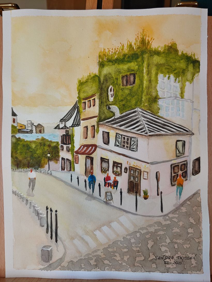 My project in Urban Landscapes in Watercolor course 0