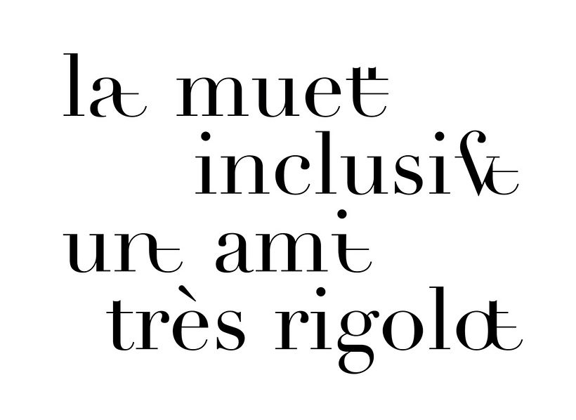 Tipografía de Tristan Bartolini