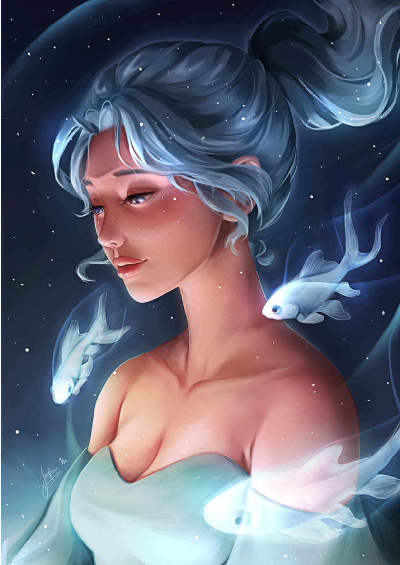 Digital fantasy portrait