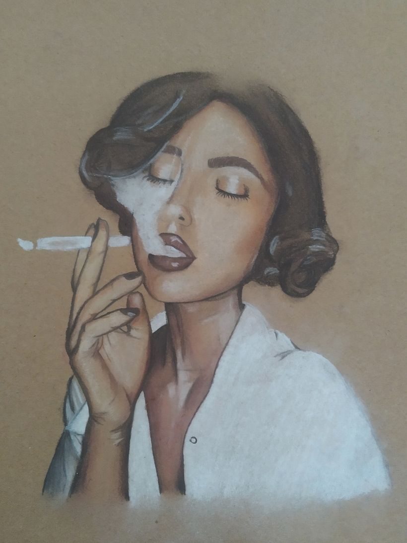 Mi Proyecto del curso: Ilustración con pastel y lápices de colores 0