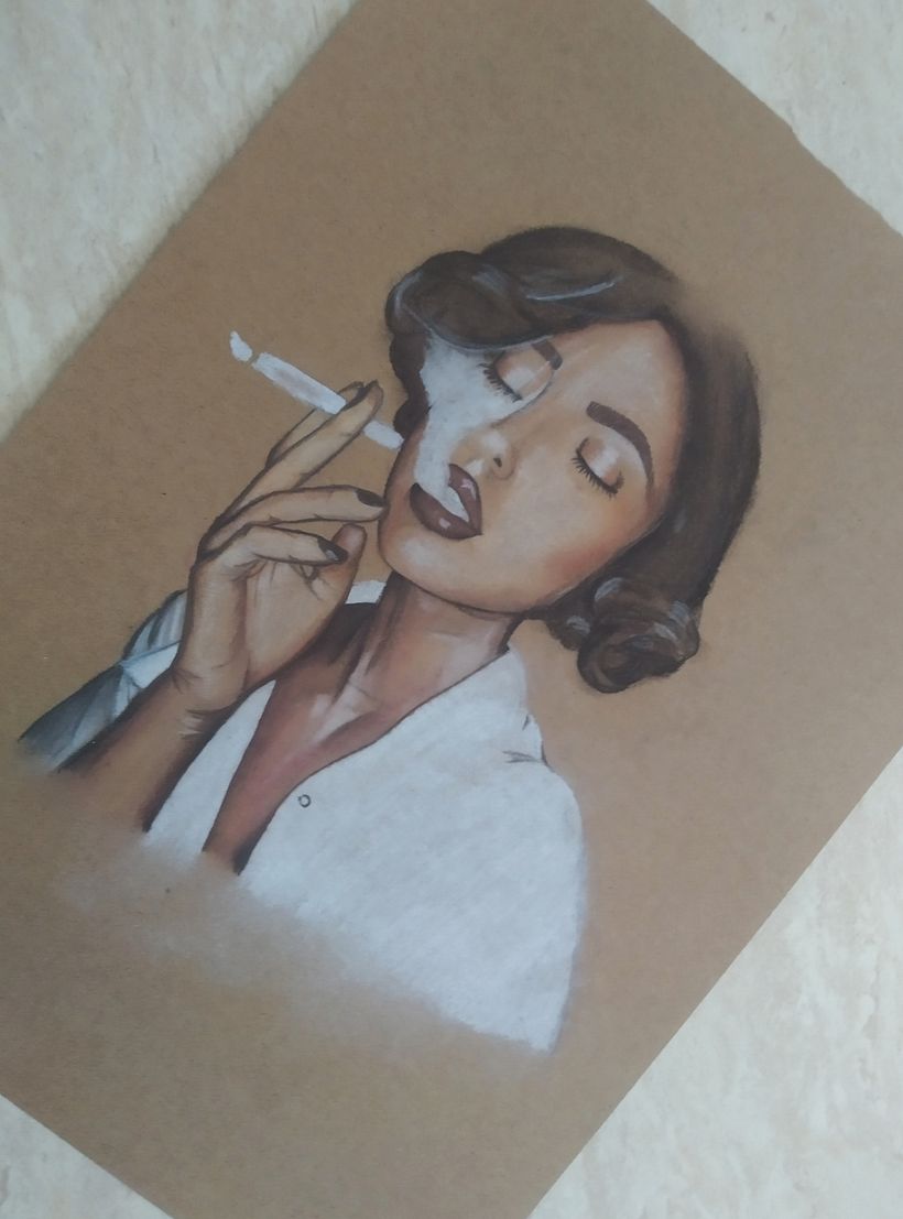 Mi Proyecto del curso: Ilustración con pastel y lápices de colores 0