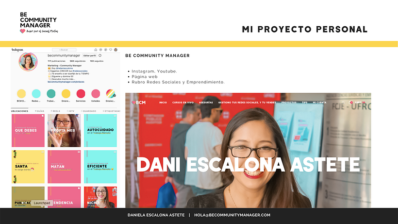Mi Proyecto del curso: Introducción al community management | Dani Escalona 1