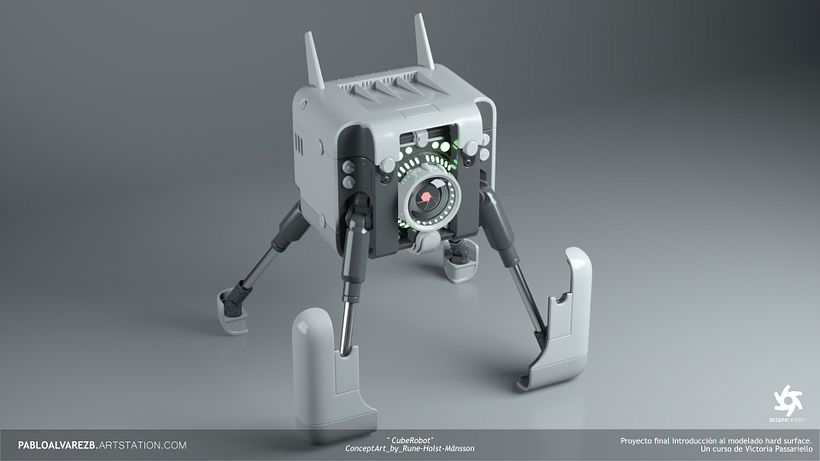 Mi Proyecto del curso: Introducción al modelado hard surface 1