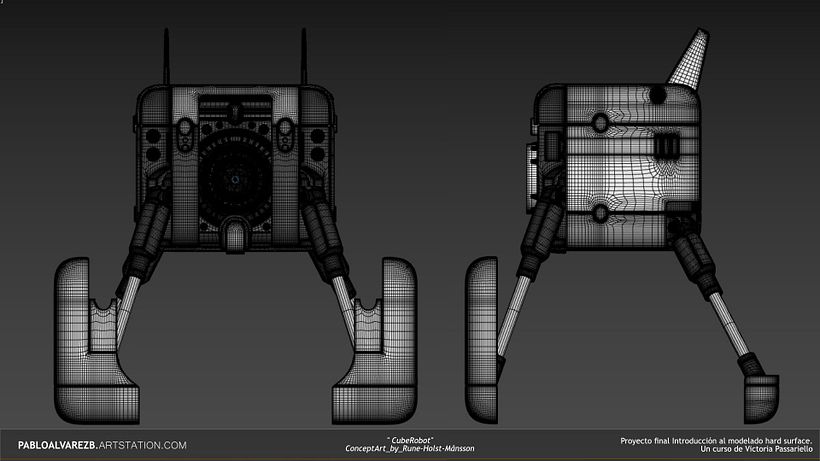 Mi Proyecto del curso: Introducción al modelado hard surface 6