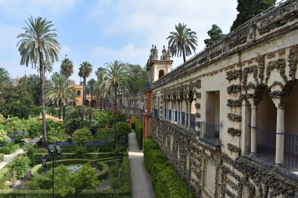 Jardins do Real Alcázar de Sevilha, Espanha, século XIII