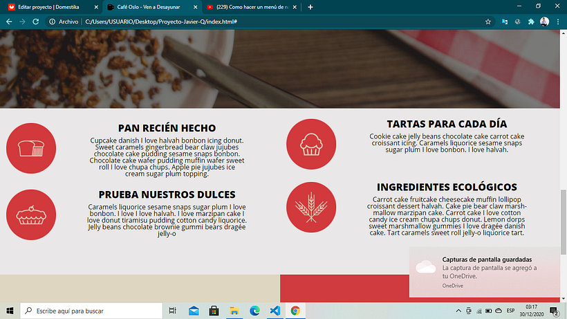 Mi Proyecto del curso: Introducción al Desarrollo Web Responsive con HTML y CSS 3