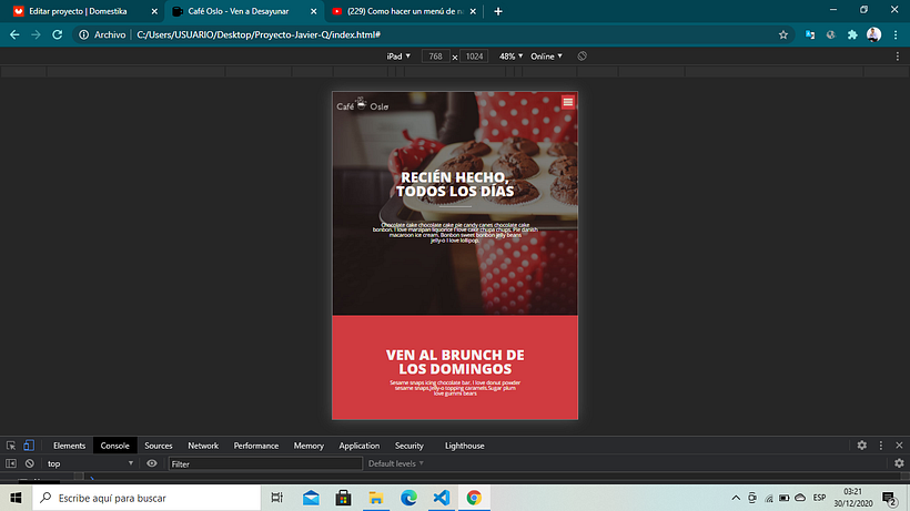 Mi Proyecto del curso: Introducción al Desarrollo Web Responsive con HTML y CSS 5