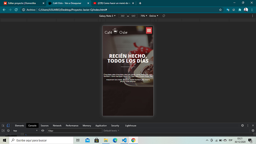 Mi Proyecto del curso: Introducción al Desarrollo Web Responsive con HTML y CSS 6