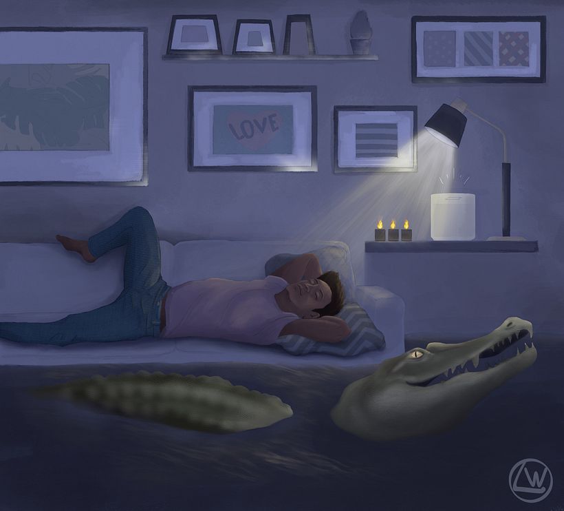 My project in Procreate: Creative Illustration Techniques course -1
