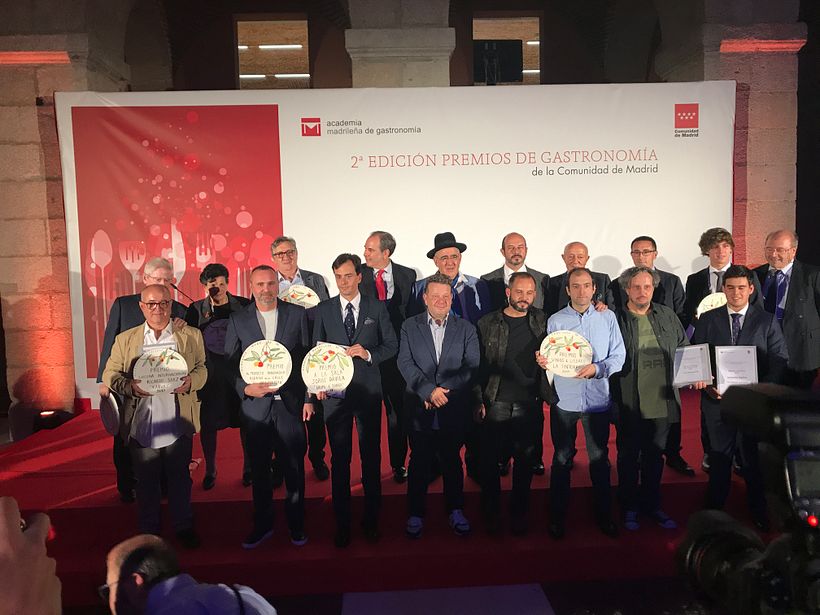 Premios de la academia de Gastronomia de Madrid . 2017. 2018.2019 3