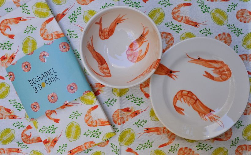 Colaboración con la marca de manteles Bechamel y Dormir  0