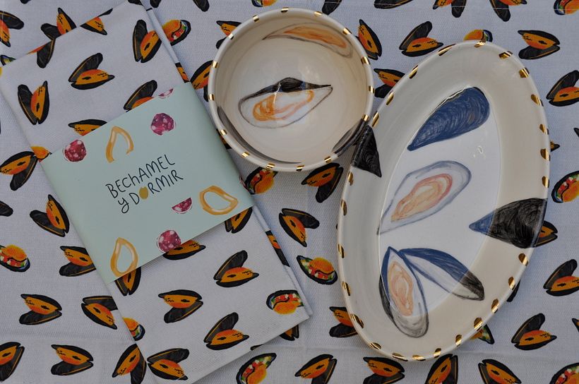Colaboración con la marca de manteles Bechamel y Dormir  1