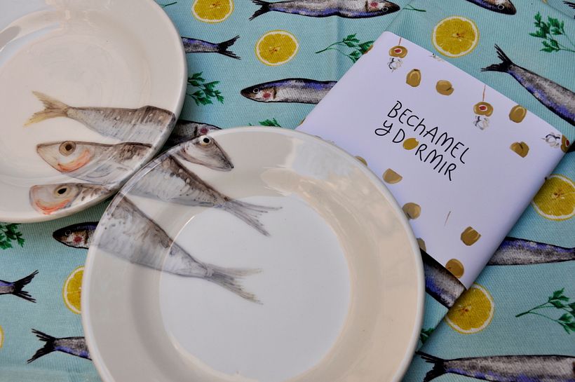 Colaboración con la marca de manteles Bechamel y Dormir  2