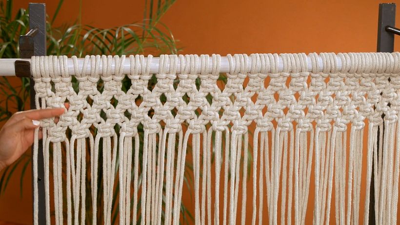 Tutorial Macramé: nudos básicos para crear franjas y trenzas 3