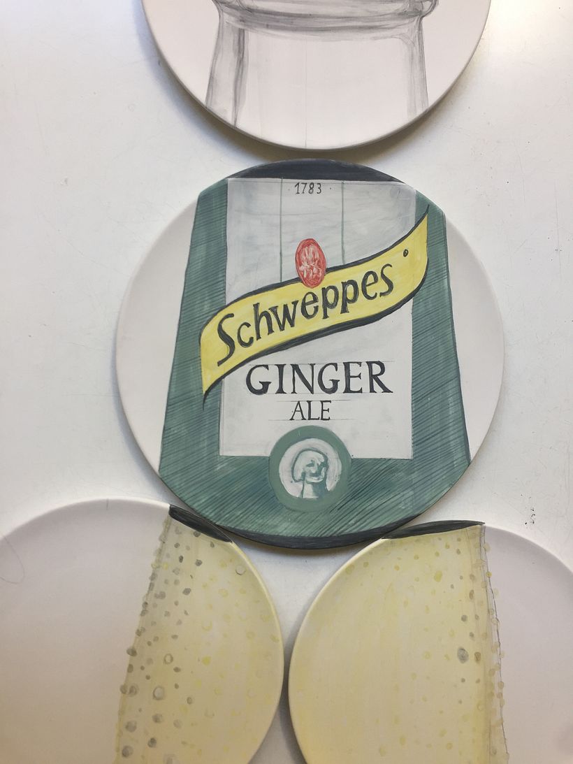 Schweppes- mural botella 2