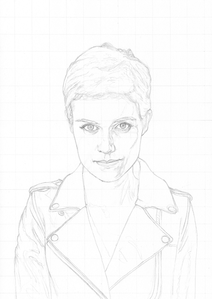 Mi Proyecto del curso: Retrato realista con bolígrafo 3